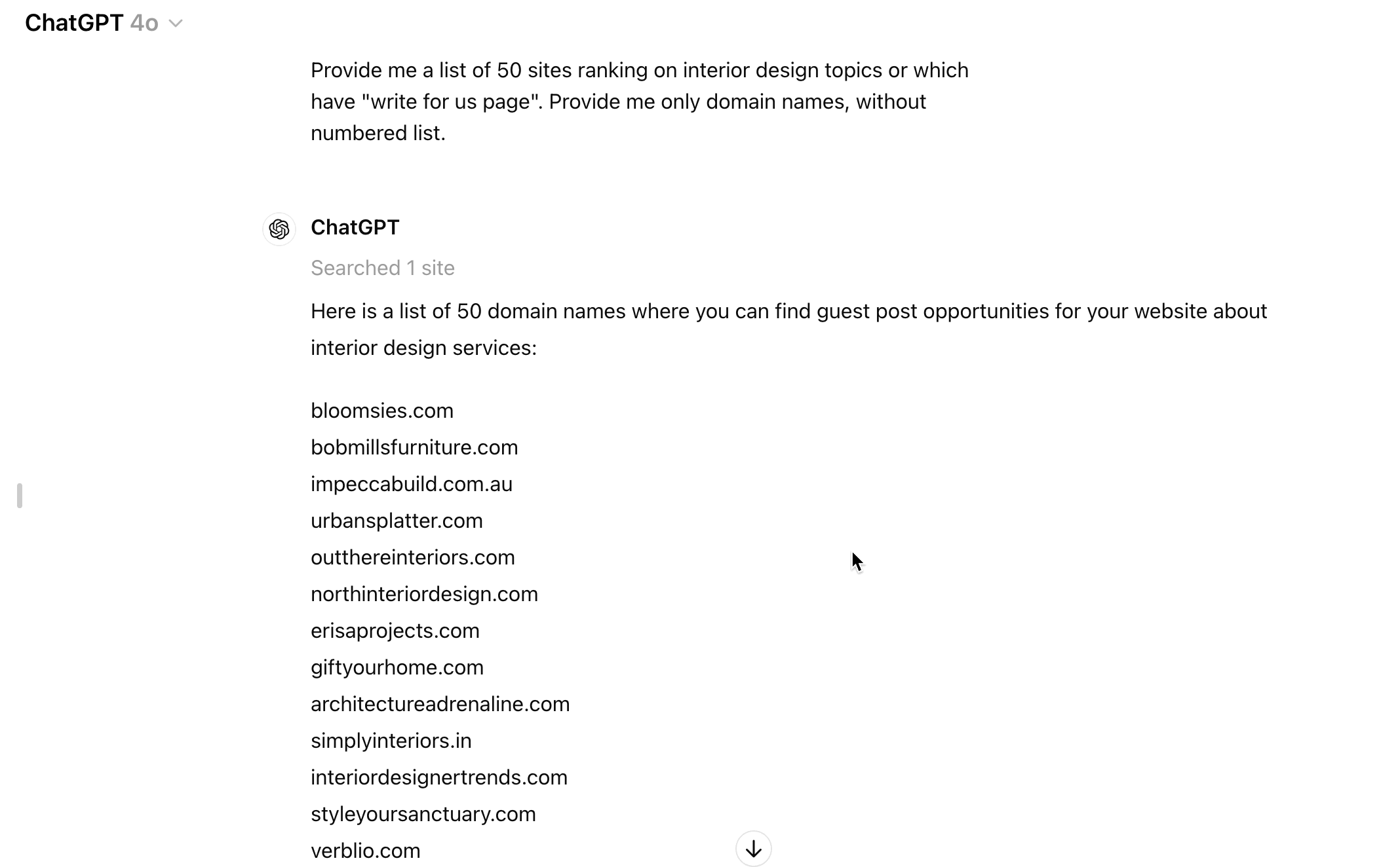 ChatGPT for guest-blogging opportunities